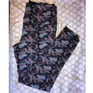 Printed workout pants